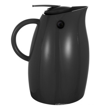 Schwarz emaillierten Kunststoff isolierte Kaffee Isolierkanne Pgp-1000L-Edelstahl